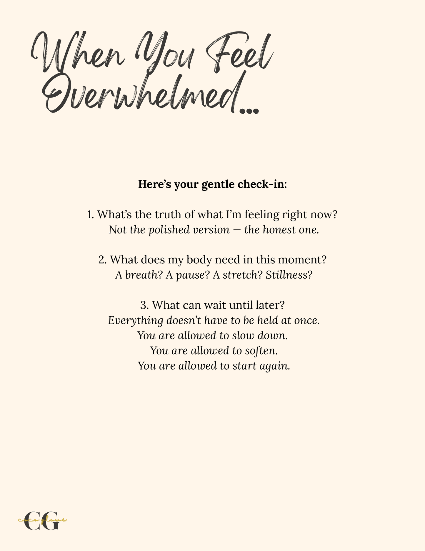 The Reset Lab Journal